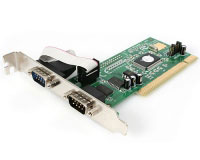Startech.com Tarjeta Adaptadora PCI de 2 Puertos Serie RS232 con UART 16550 (PCI2S550)